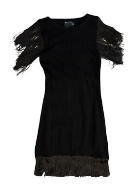 asos black fringe dress for Sale up to 90% Off: Poshmark Featuring a high neck size_xxl/16_checked Color:Yellow_1 fringe dress Erica Mena Responds To